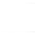 A white outline of a staircase.